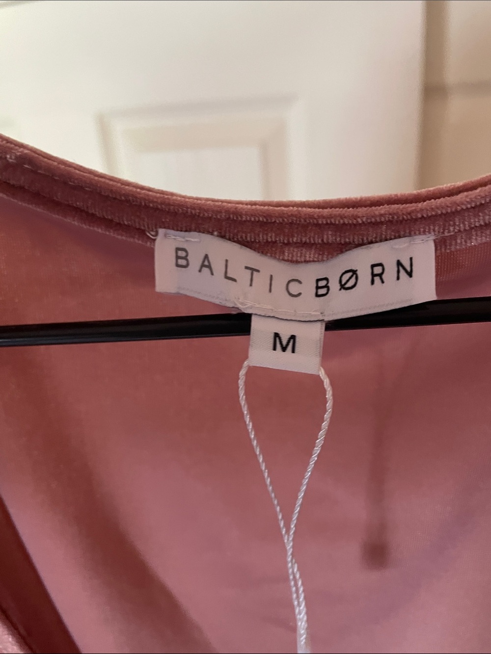 Baltic Born Dusty Rose Velvet Wrap Maxi Dress - Picture 3 of 3